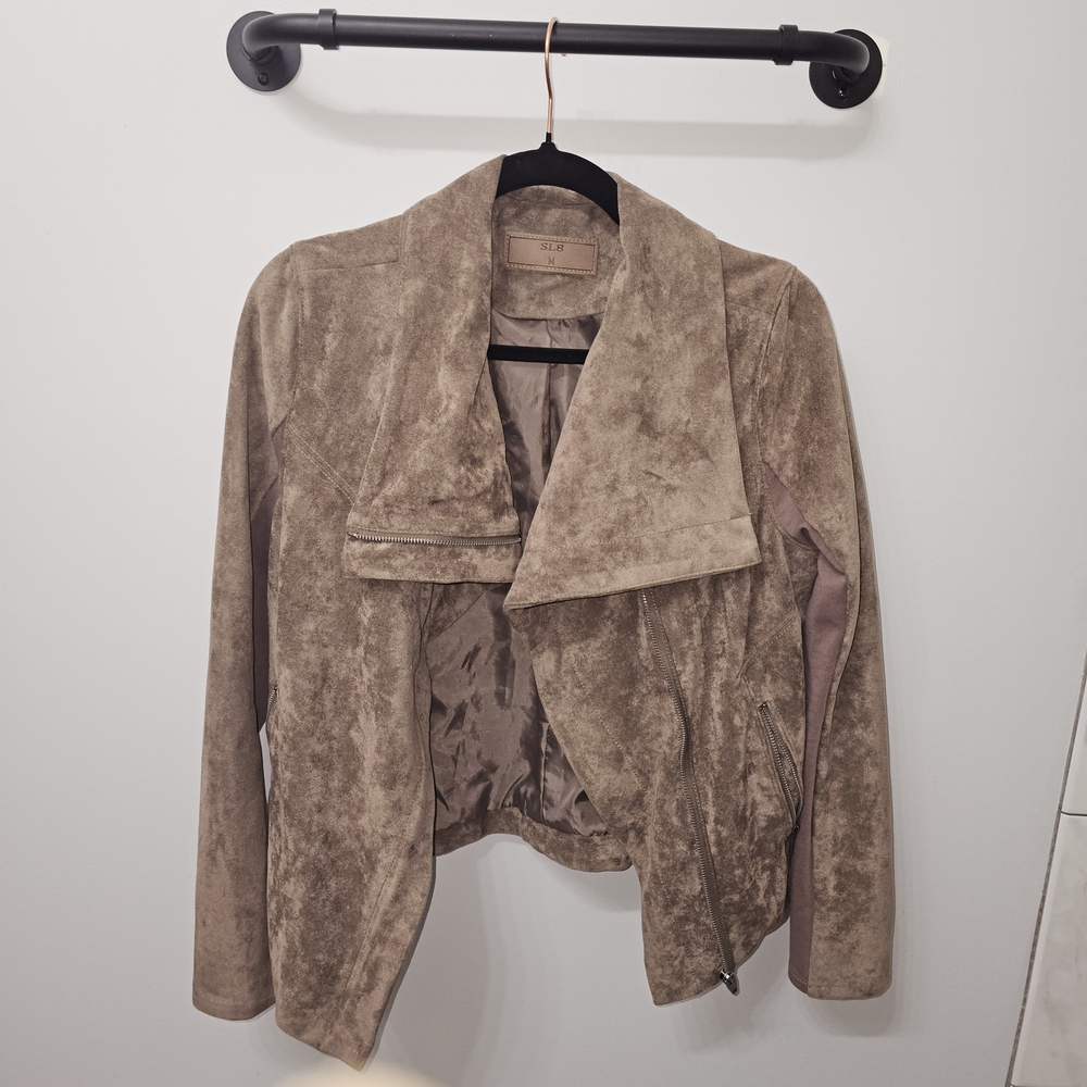 Women's Taupe Teddy Jacket